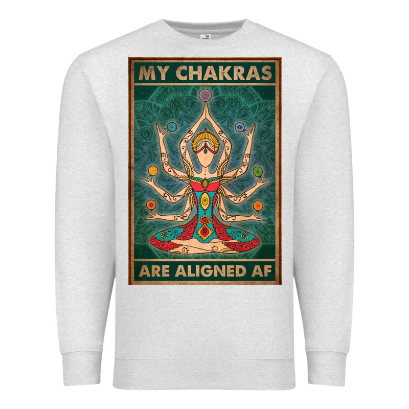 My Chakras Are Aligned Af Vintage Yoga Meditation Premium Sweatshirt by tuanDangUi | Teevron