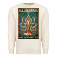 Sandshell my chakras are aligned af vintage yoga meditation Premium Sweatshirt - tuanDangUi