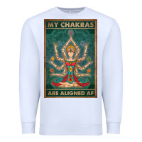White my chakras are aligned af vintage yoga meditation Premium Sweatshirt - tuanDangUi