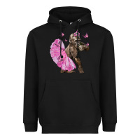 Baby Gorilla With Tutu Heavyweight Hoodie | Teevron