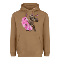 Toasted Coconut Baby Gorilla With Tutu Heavyweight Hoodie - LillyAllenDesigns