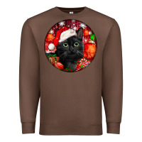 Chestnut christmas bombay cat Premium Sweatshirt - LillyAllenDesigns