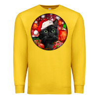 Lemon christmas bombay cat Premium Sweatshirt - LillyAllenDesigns