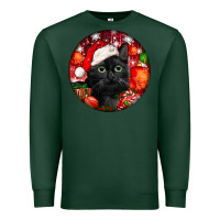 Sports Green christmas bombay cat Premium Sweatshirt - LillyAllenDesigns