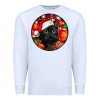 White christmas bombay cat Premium Sweatshirt - LillyAllenDesigns