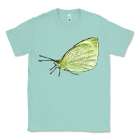 Seafoam Cabbage White Butterfly Classic Tee - LillyAllenDesigns