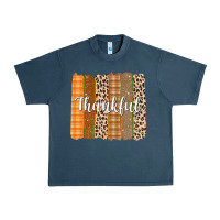 Midnight Navy Thankful Brushstrokes Urban Heavy Tee - texasbilliewilder