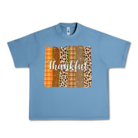 Pebble Blue Thankful Brushstrokes Urban Heavy Tee - texasbilliewilder