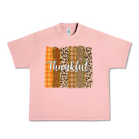 Salmon Thankful Brushstrokes Urban Heavy Tee - texasbilliewilder