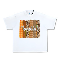 White Thankful Brushstrokes Urban Heavy Tee - texasbilliewilder