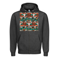 Charcoal Heather native american aztec seamless pattern 3 Zipper Hoodie - BundleAndBundleShop