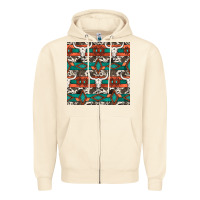Sandshell native american aztec seamless pattern 3 Zipper Hoodie - BundleAndBundleShop
