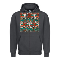 Smoke native american aztec seamless pattern 3 Zipper Hoodie - BundleAndBundleShop