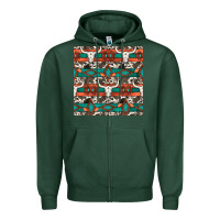 Sports Green native american aztec seamless pattern 3 Zipper Hoodie - BundleAndBundleShop