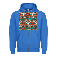 True Royal native american aztec seamless pattern 3 Zipper Hoodie - BundleAndBundleShop