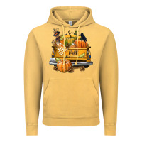 Vintage Mustard Fall Truck Vintage Hoodie - texasbilliewilder