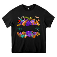 Black halloween nurse pumpkin custom name Heavy Core Tee - NancyCooperArtShop