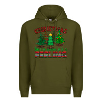 Army Green christmas isn't a season it's a feeling Premium Hoodie - BundleAndBundleShop