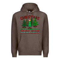 Coffee christmas isn't a season it's a feeling Premium Hoodie - BundleAndBundleShop