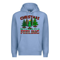 Colony Blue christmas isn't a season it's a feeling Premium Hoodie - BundleAndBundleShop