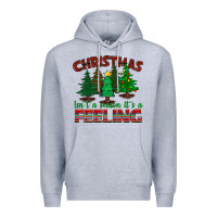 Heather Grey christmas isn't a season it's a feeling Premium Hoodie - BundleAndBundleShop