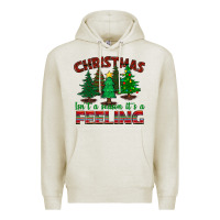 Oatmeal Heather christmas isn't a season it's a feeling Premium Hoodie - BundleAndBundleShop