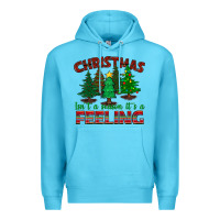 Ocean Blue christmas isn't a season it's a feeling Premium Hoodie - BundleAndBundleShop