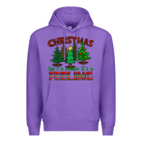 Purple christmas isn't a season it's a feeling Premium Hoodie - BundleAndBundleShop