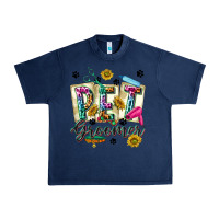 Navy Western Pet Groomer Urban Heavy Tee - texasbilliewilder