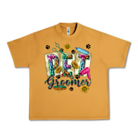 Peanut Butter Western Pet Groomer Urban Heavy Tee - texasbilliewilder