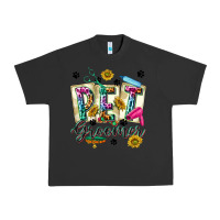 Pigment Black Western Pet Groomer Urban Heavy Tee - texasbilliewilder
