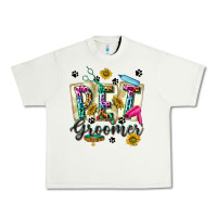 Pistachio Western Pet Groomer Urban Heavy Tee - texasbilliewilder