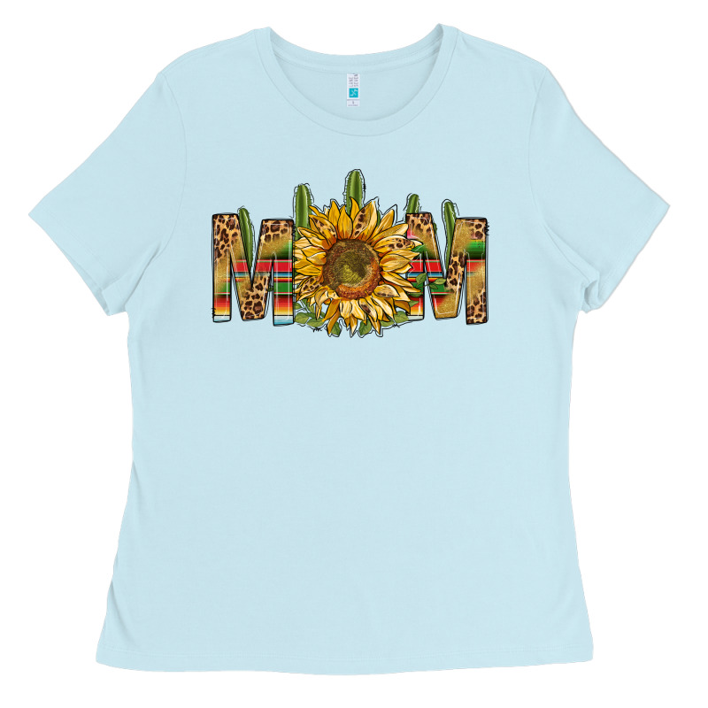 Western Mom With Sunflower Ladies Tee by BundleAndBundleShop | Teevron