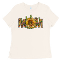 Bone Western Mom With Sunflower Ladies Tee - BundleAndBundleShop