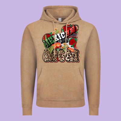 Mexican Mom Vintage Hoodie Designed By Nancycooperartshop