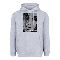 Heather Grey requiem for a dream black transparent Heavyweight Hoodie - tuanDangUi