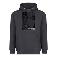 Smoke requiem for a dream black transparent Heavyweight Hoodie - tuanDangUi