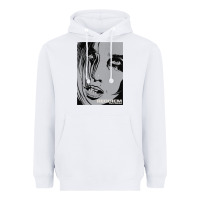 White requiem for a dream black transparent Heavyweight Hoodie - tuanDangUi
