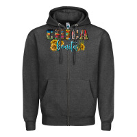 Charcoal Heather chica bonita Zipper Hoodie - BundleAndBundleShop