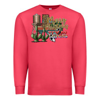 Cardinal merry christmas texas Premium Sweatshirt - SublimationCraftShop