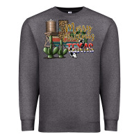 Charcoal Heather merry christmas texas Premium Sweatshirt - SublimationCraftShop