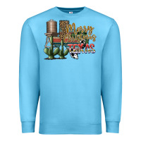 Ocean Blue merry christmas texas Premium Sweatshirt - SublimationCraftShop