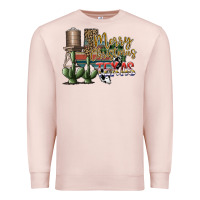 Pale Pink merry christmas texas Premium Sweatshirt - SublimationCraftShop