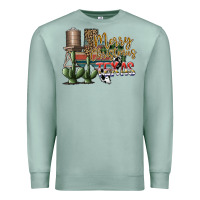 Seafoam merry christmas texas Premium Sweatshirt - SublimationCraftShop