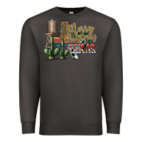 Smoke merry christmas texas Premium Sweatshirt - SublimationCraftShop