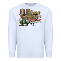 White merry christmas texas Premium Sweatshirt - SublimationCraftShop
