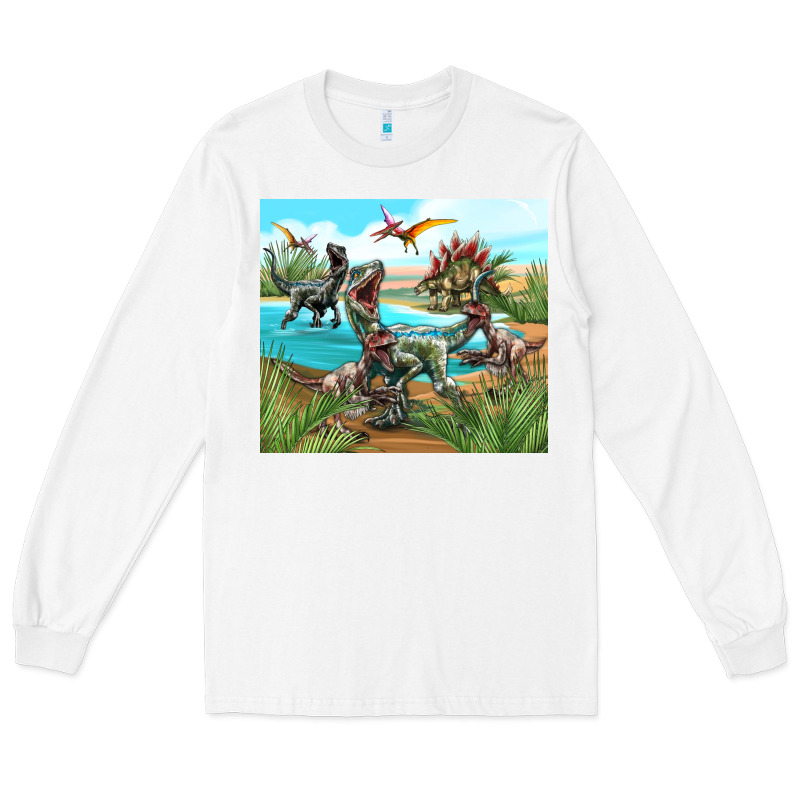 Dinosaurs Long Sleeve Tee by TumblerDesignByShophia | Teevron