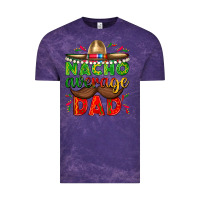 Cloud Purple Nacho Average Dad with Mustache Vintage Tee - texasbilliewilder