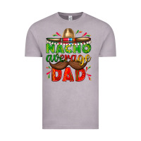 Nacho Average Dad With Mustache Vintage Tee | Teevron