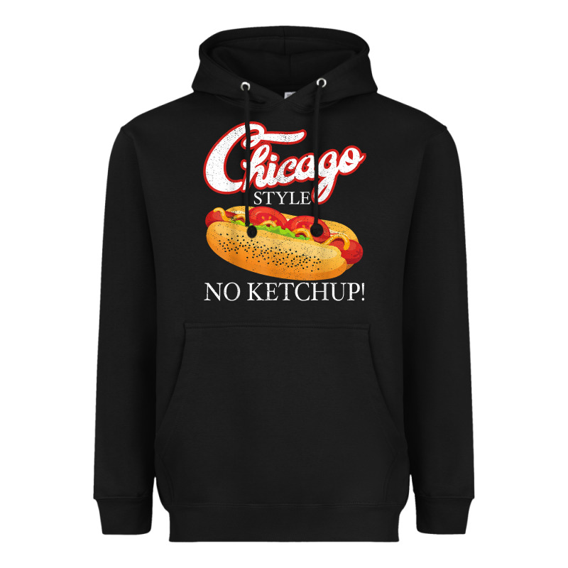 Chicago Hot Dog Summer Style 4th Of July No Ketchu Heavyweight Hoodie by tuanDangUi | Teevron